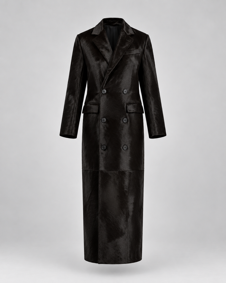 Chantal calf hair coat
