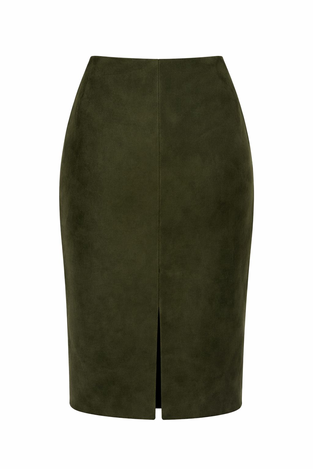 Suede Pencil Skirt