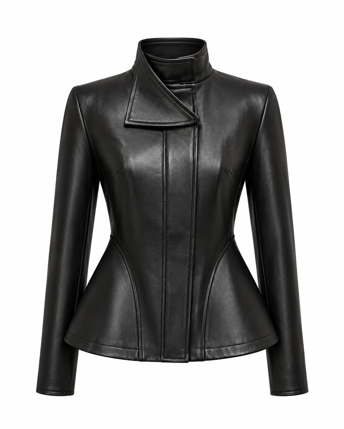 LUNA Sculpted Leather Jacket