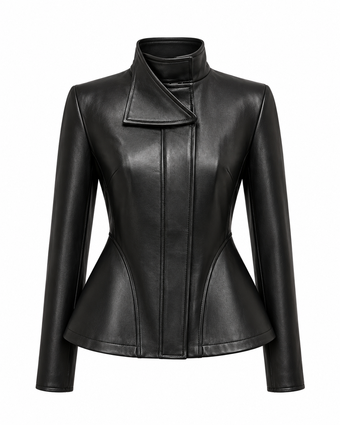 LUNA Sculpted Leather Jacket