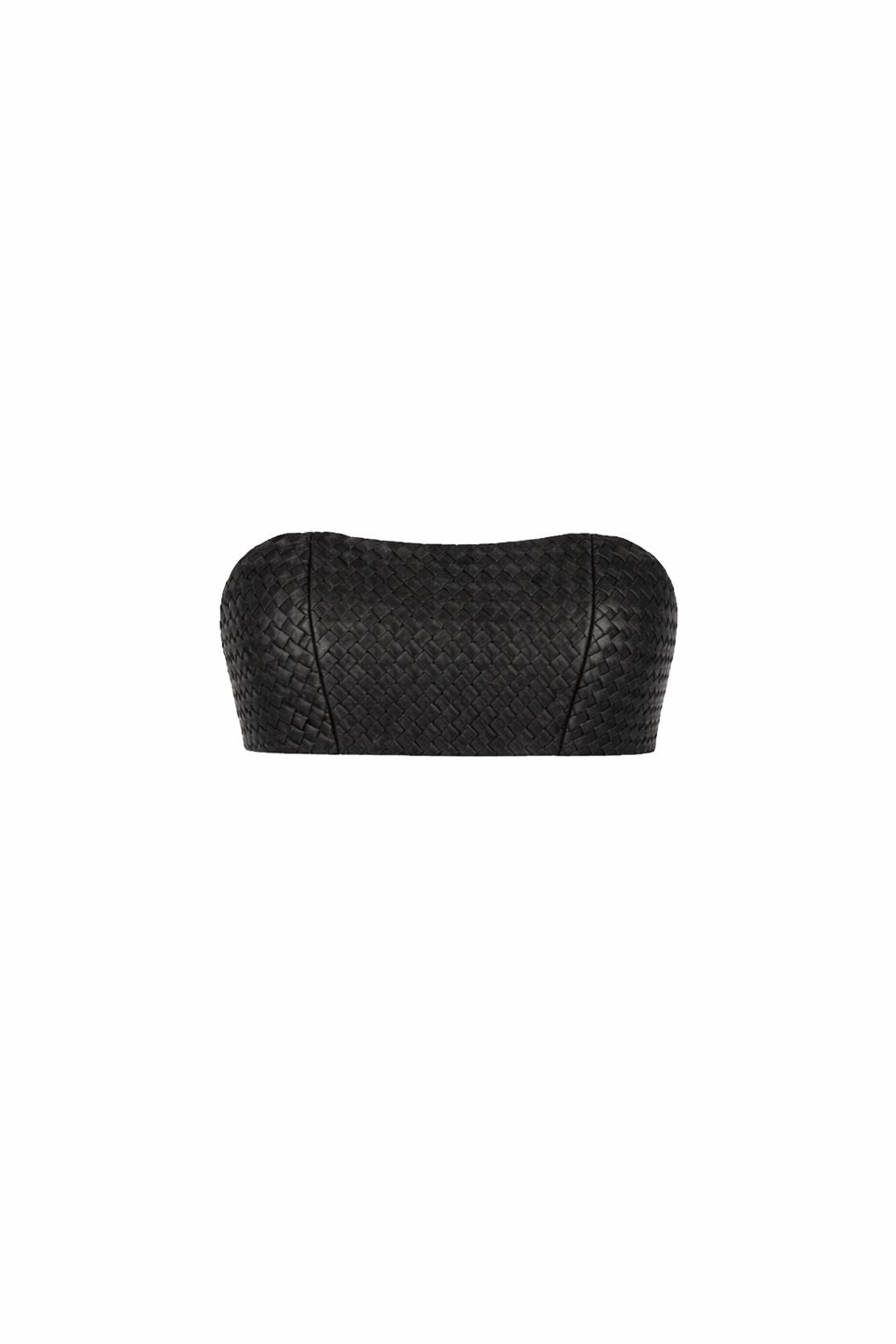 Woven Leather Bandeau