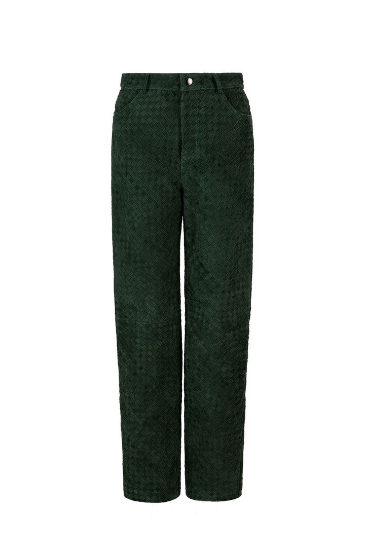 ANEMA Suede Leather Pants