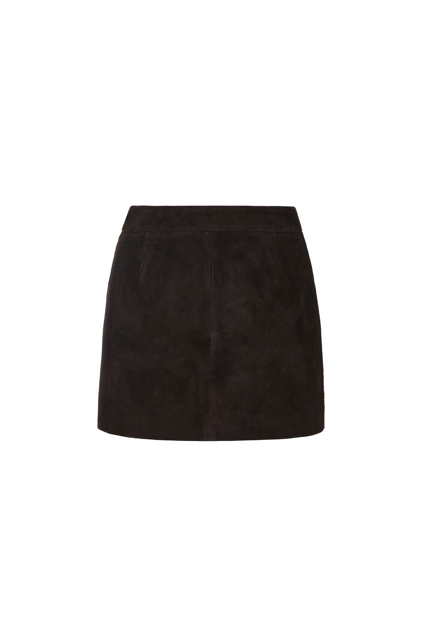 TAN Suede Mini Skirt