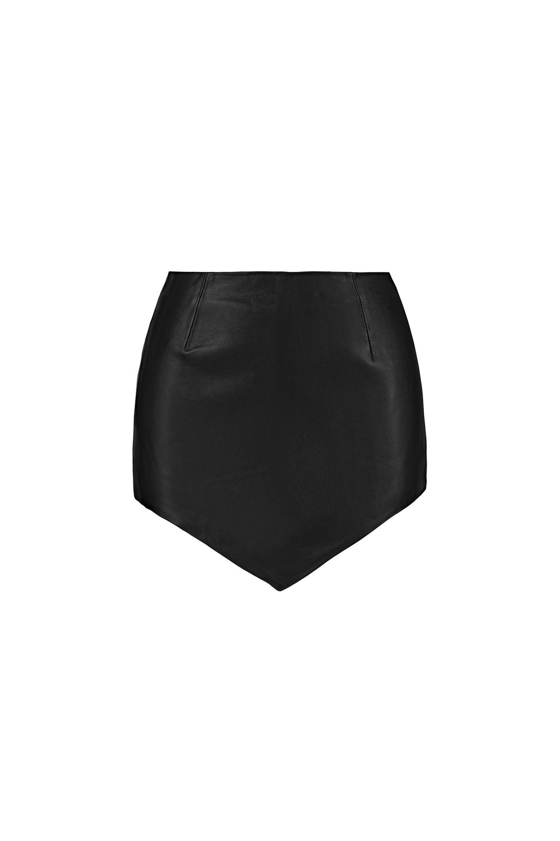 KARA Mini Leather Skirt