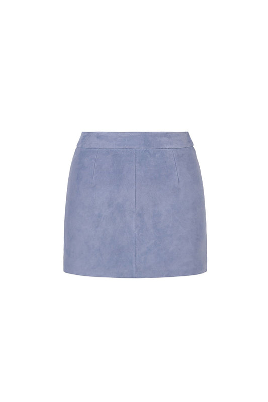 TAN Suede Mini Skirt