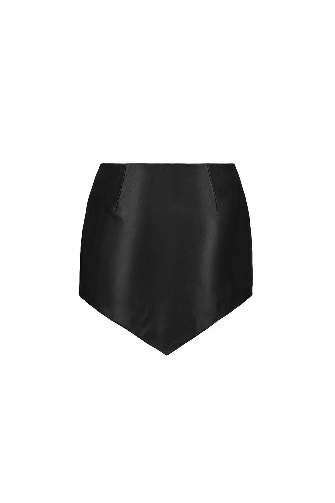 KARA Mini Leather Skirt