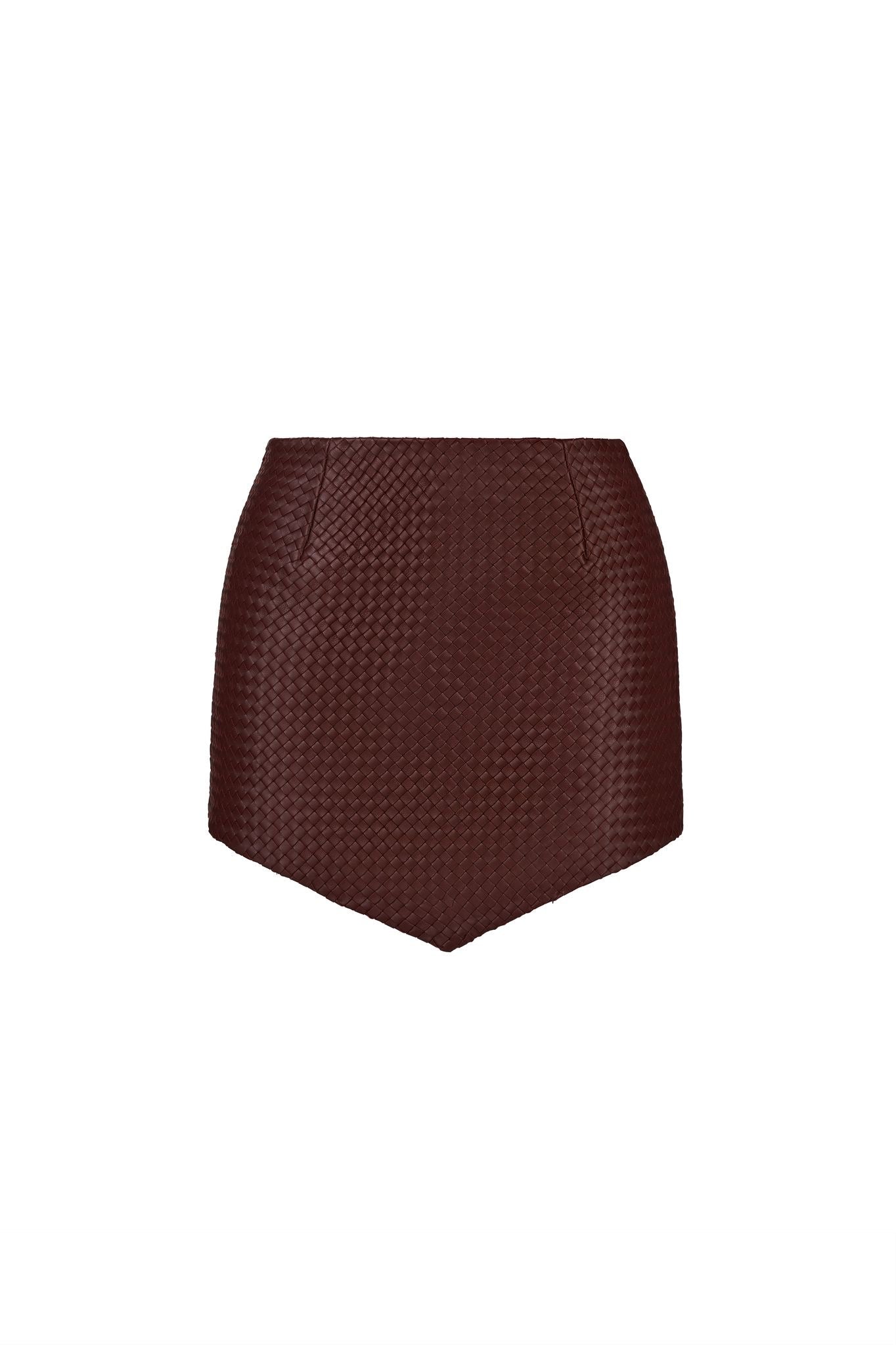 SIA Leather Mini Skirt