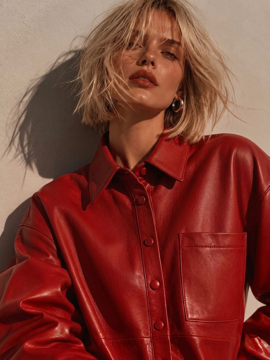 Leather Overshirt