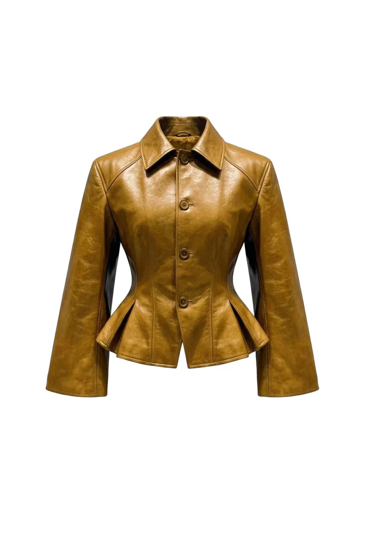NOVA Structured Leather Jacket