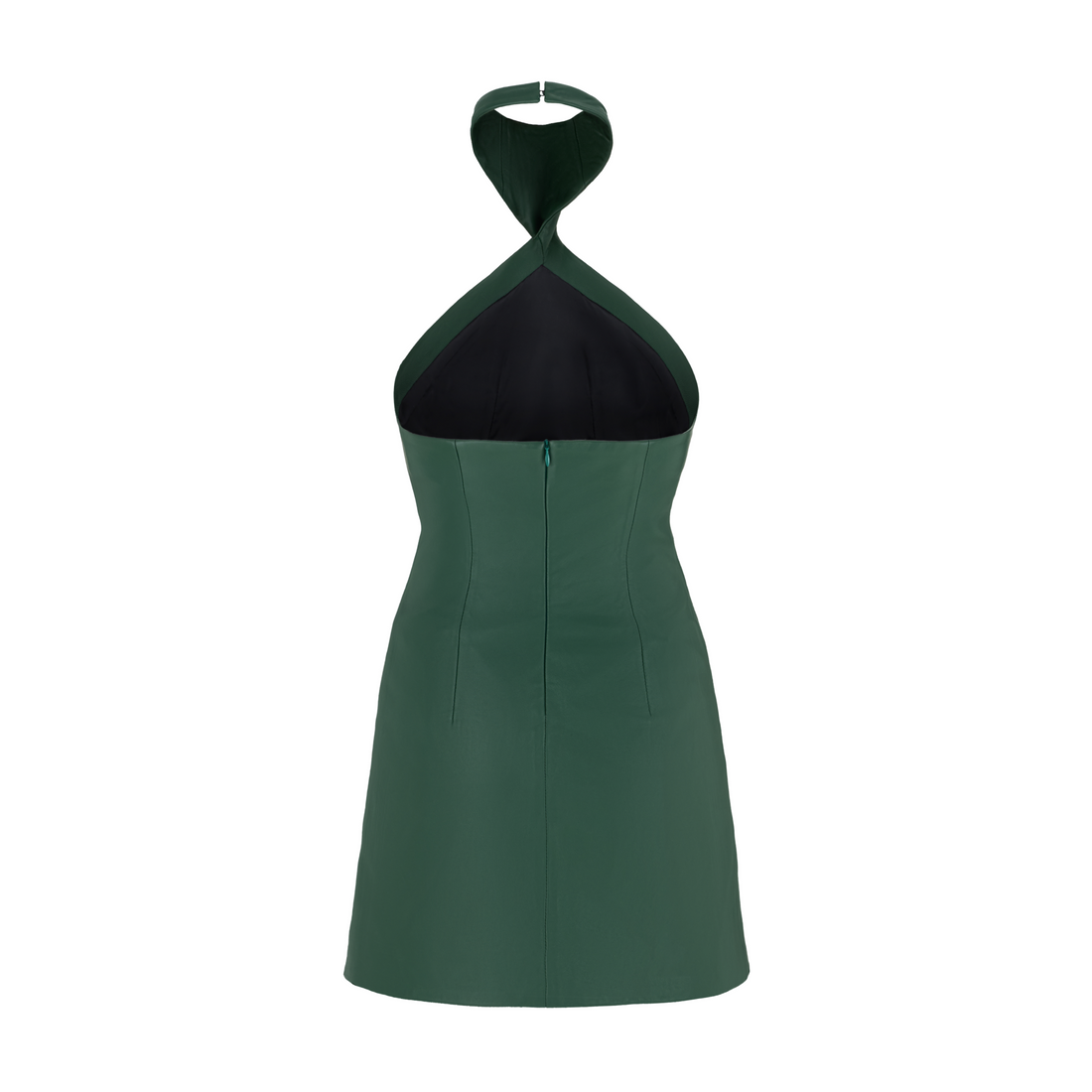 GIA Leather Halter Dress