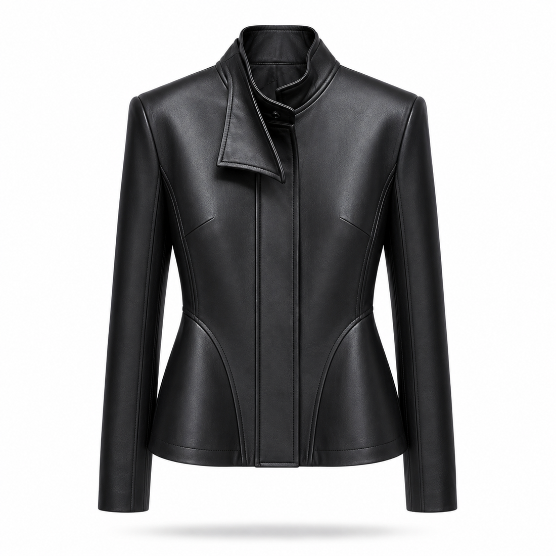LUNA Sculpted Leather Jacket