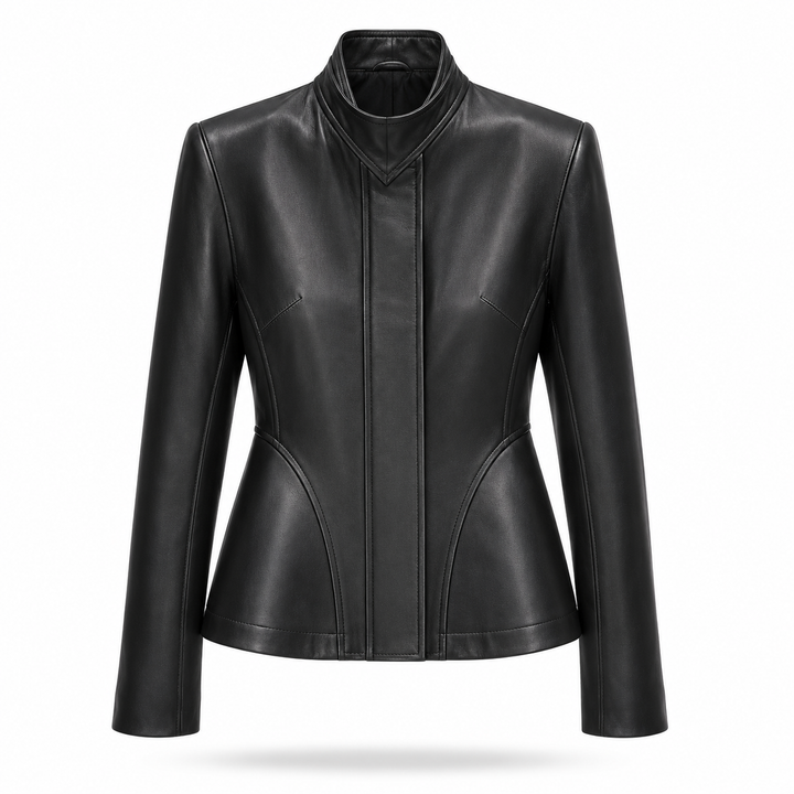 LUNA Sculpted Leather Jacket