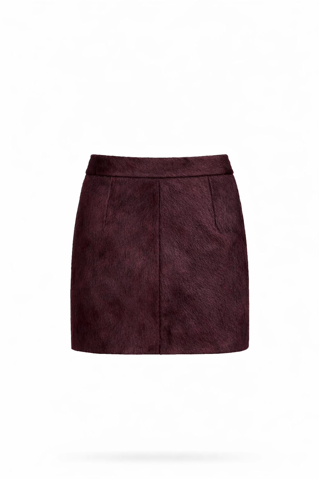 Pony Hair High-Waist Mini Skirt