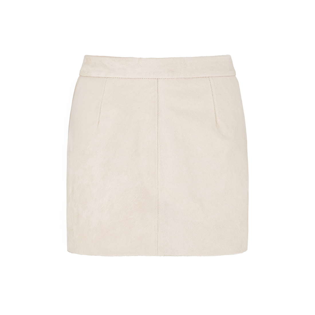 Pony Hair High-Waist Mini Skirt