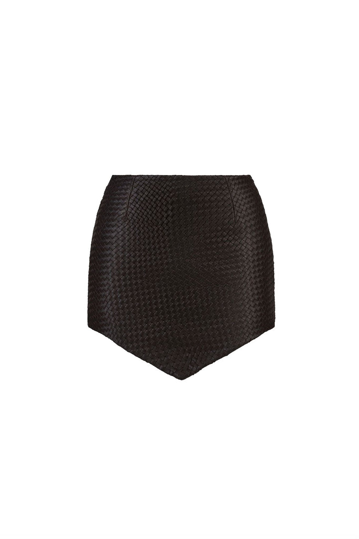 SIA Leather Mini Skirt