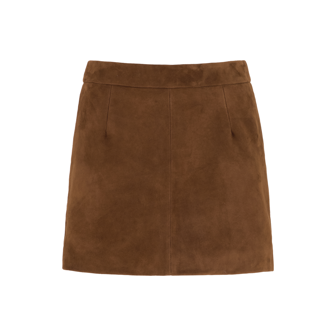 Suede High-Waist Mini Skirt