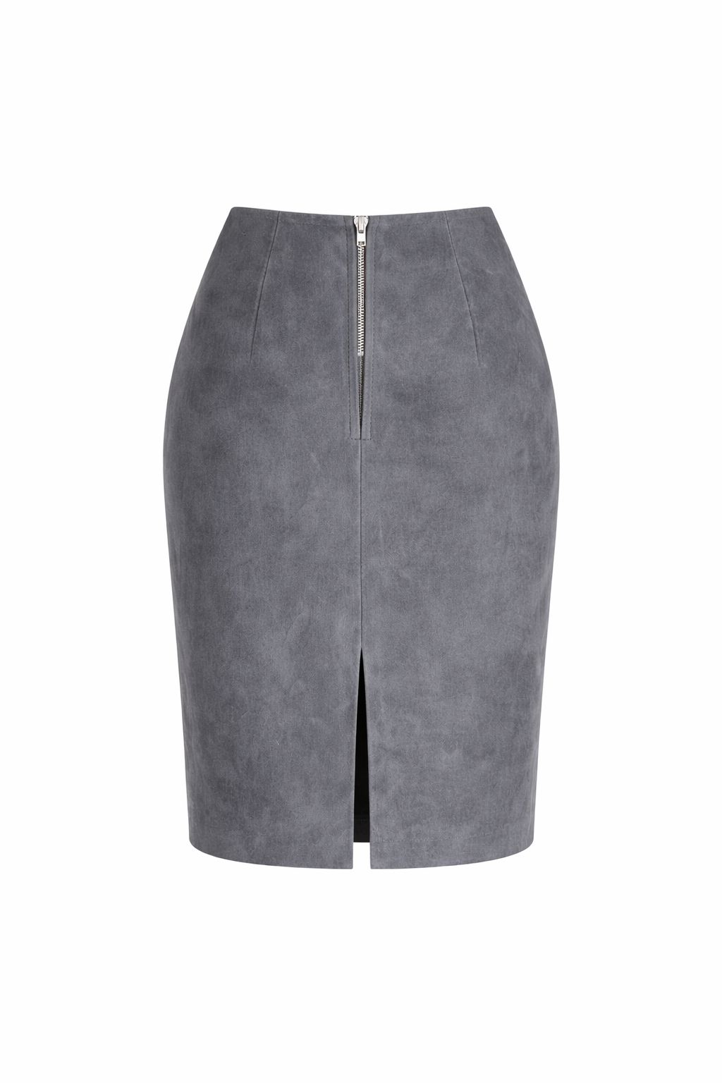 Suede Pencil Skirt