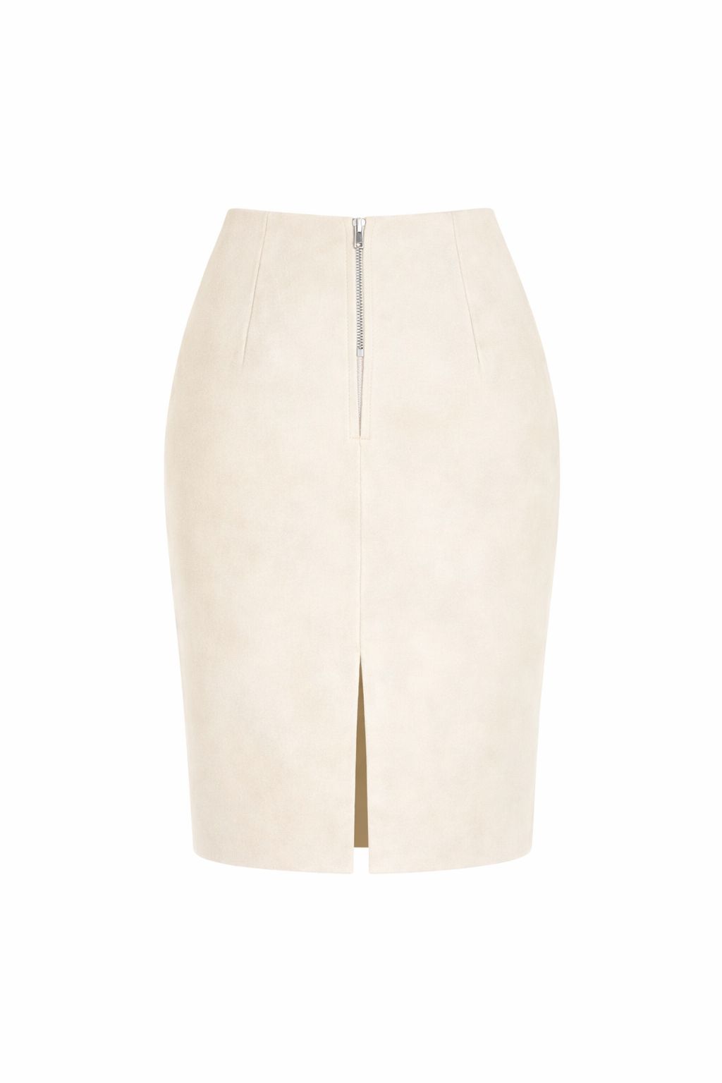 Suede Pencil Skirt