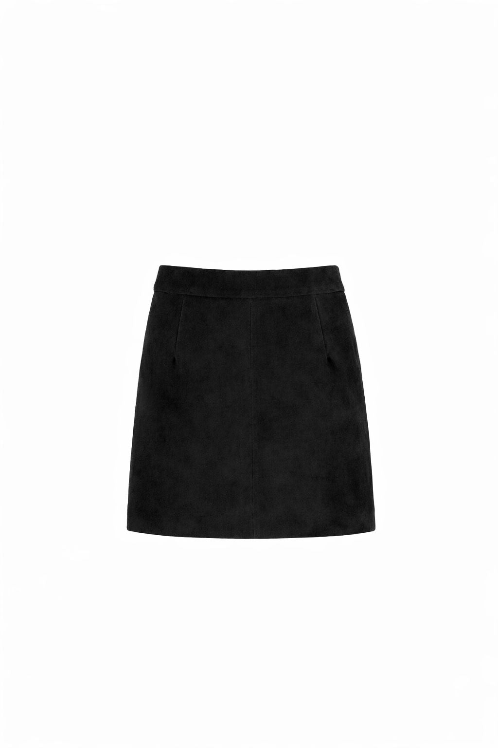Suede High-Waist Mini Skirt