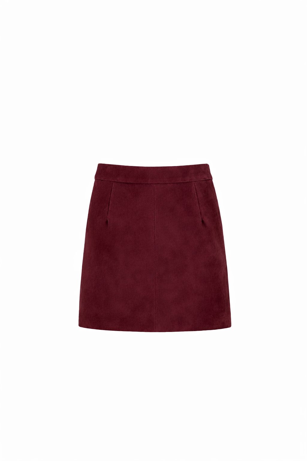 Suede High-Waist Mini Skirt