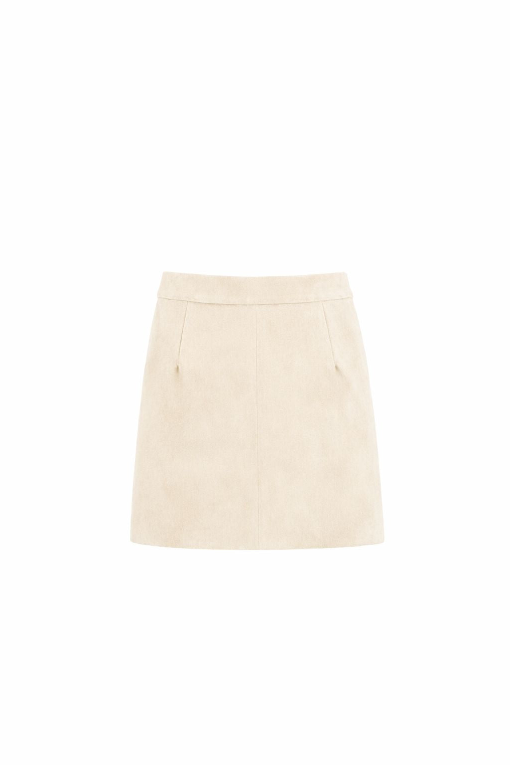 Suede High-Waist Mini Skirt