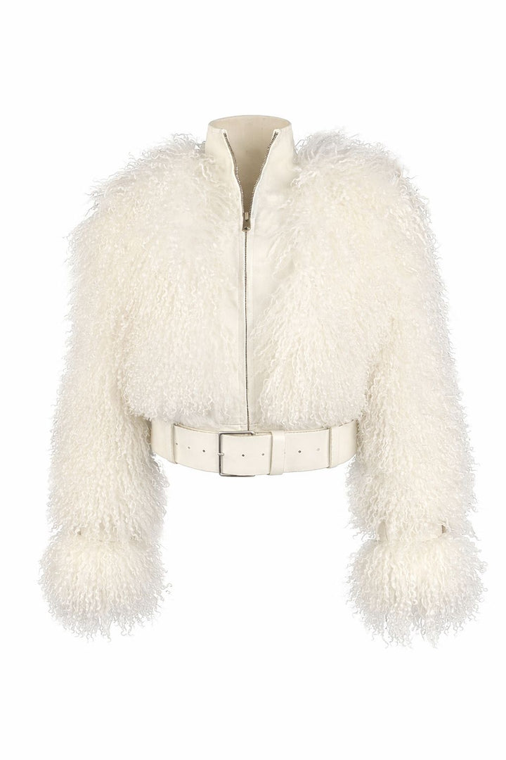 Mongolian Fur & Leather Jacket