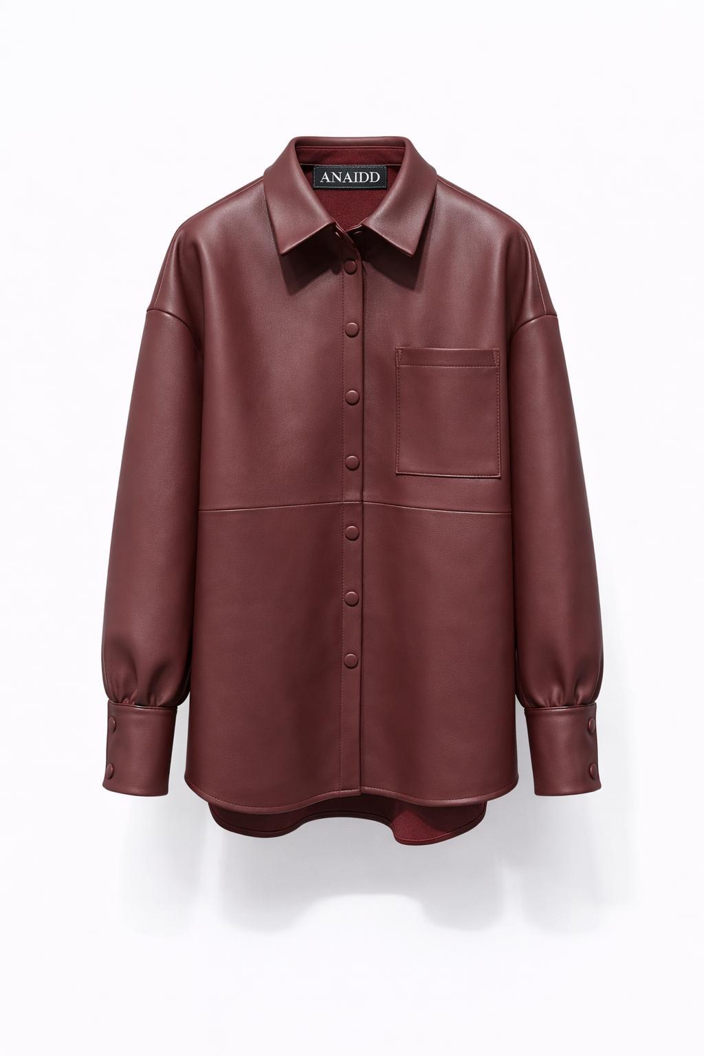 Leather Overshirt