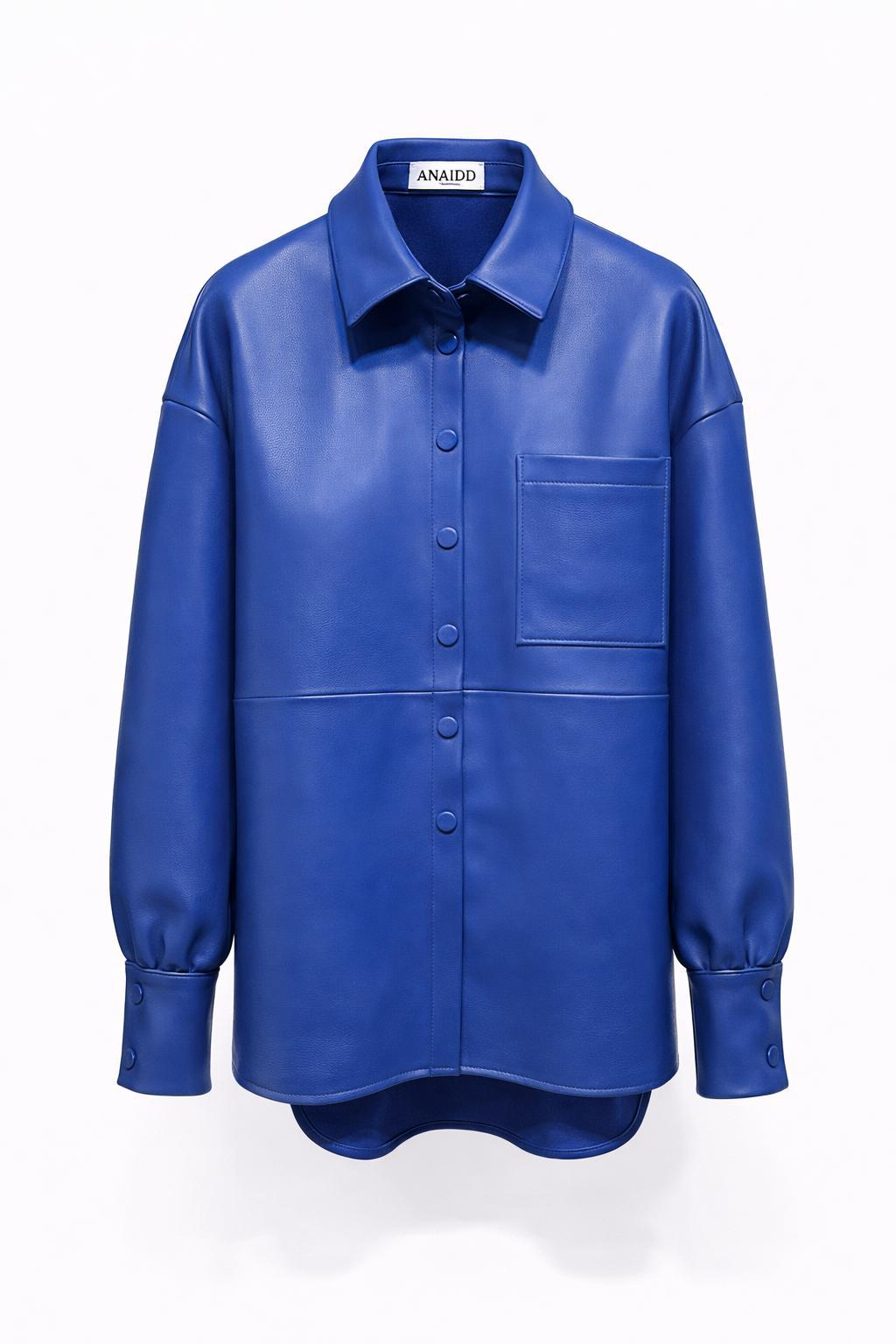 Leather Overshirt