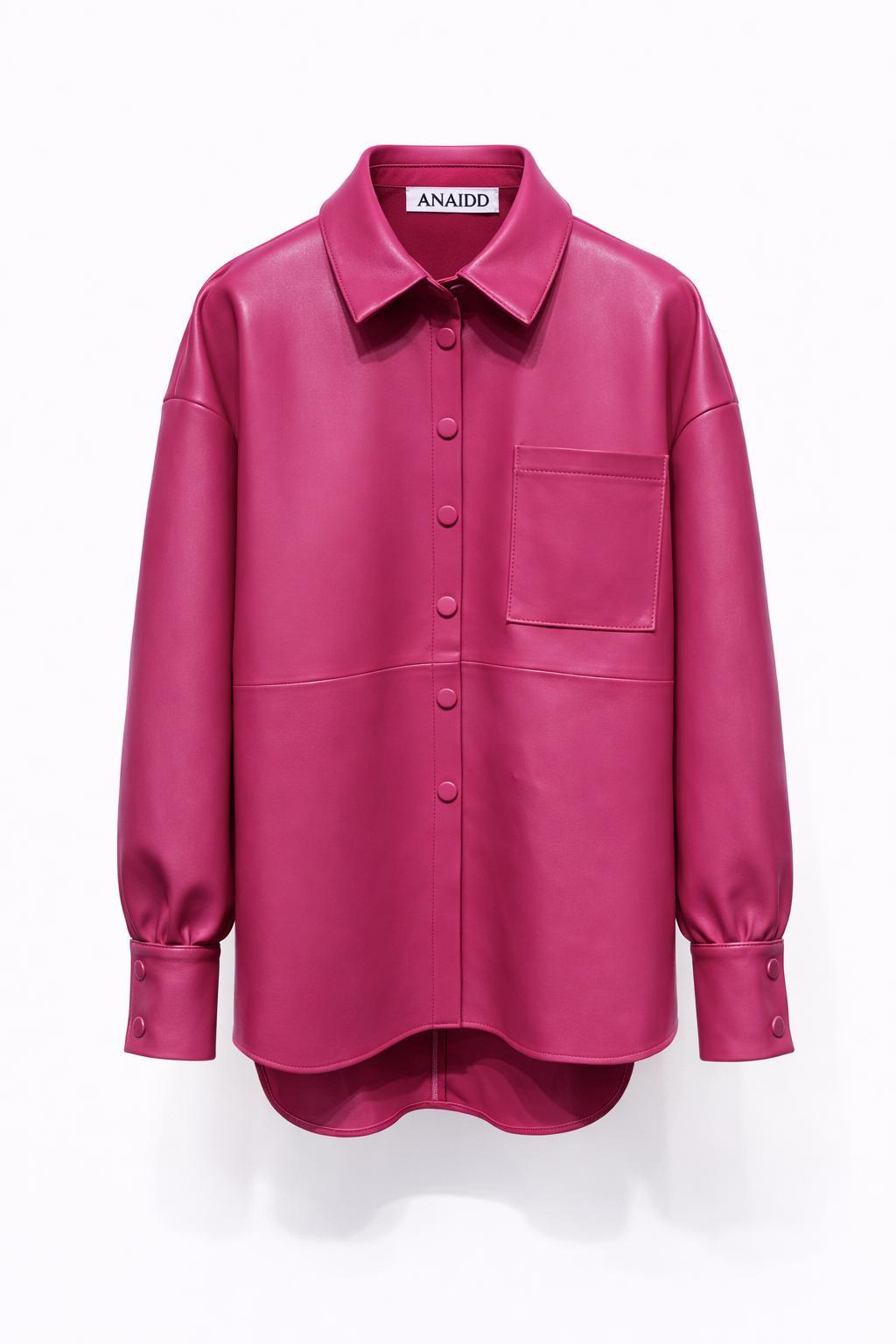 Leather Overshirt