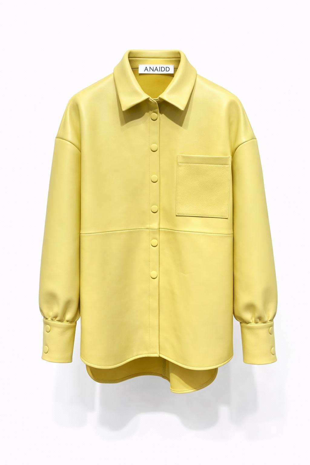 Leather Overshirt