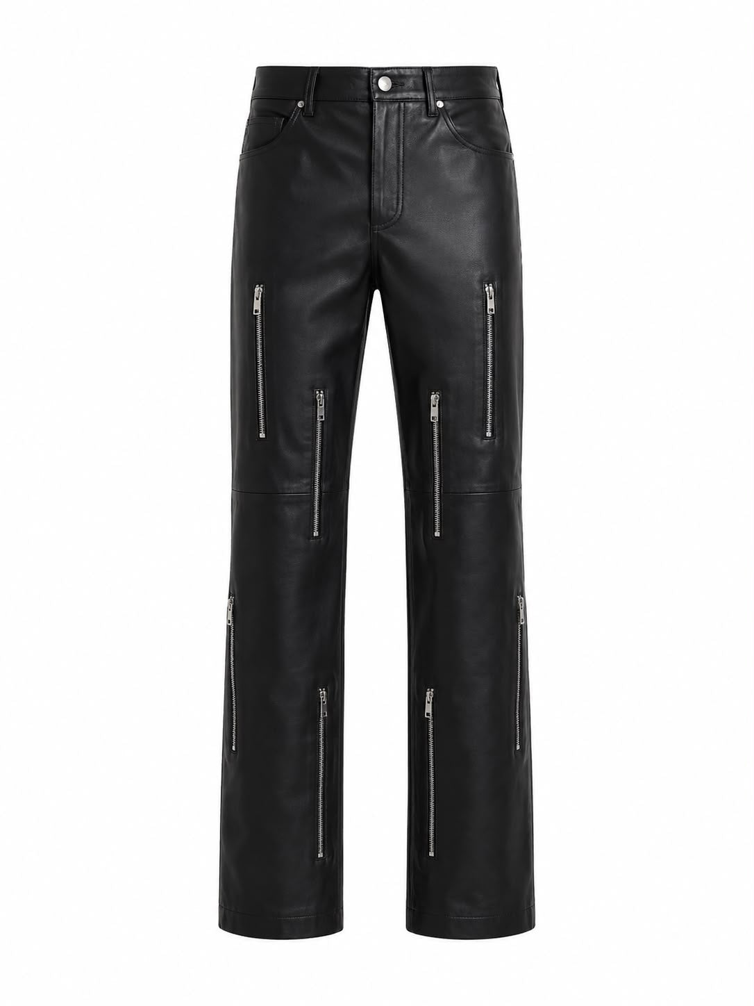 KATYA multi-zip leather pants