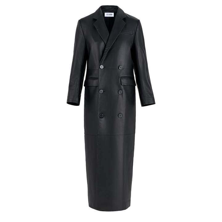 ZIA Leather Trench Coat