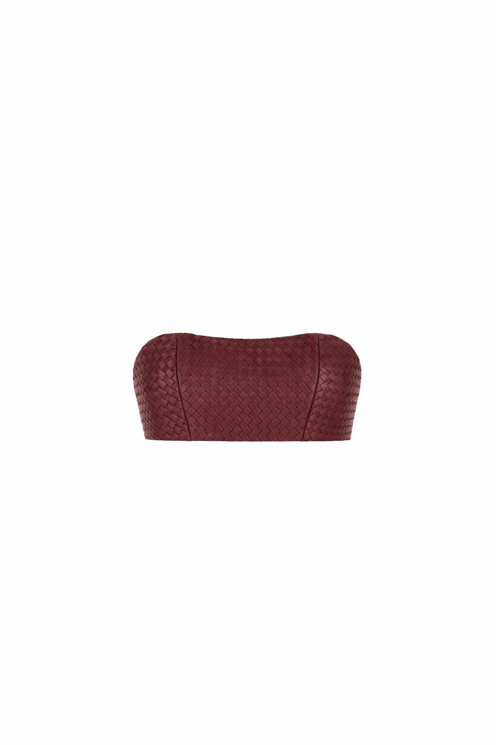 Woven Leather Bandeau